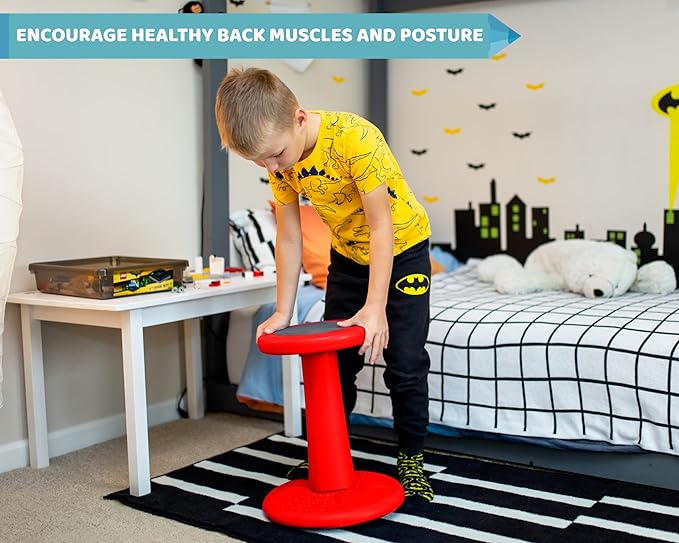 ActiveChairs Kids Wobble Stool, Flexible Elementary Classroom Seating, Improves - Image 2