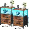 Nightstands Set of 2, Night Stand by TRIFEBLE