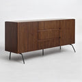 NTC Veil Sideboard with 2 Doors and 3 Drawers, Buffet Cabinet with Vertical by NTC