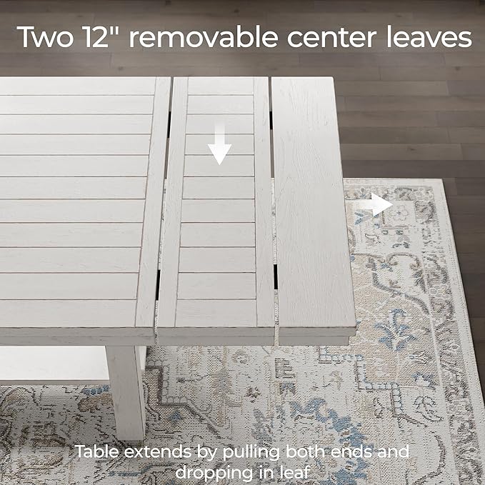 Signature Design by Ashley Robbinsdale Farmhouse Distressed Counter Height - Image 7