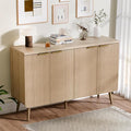 47.2" Buffet Cabinet with 4 Doors, Accent Sideboard Cabinet with Adjustable by ChicFurnit