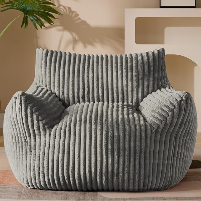 Giant Plush Bean Bag Chair for Adults by Gericco