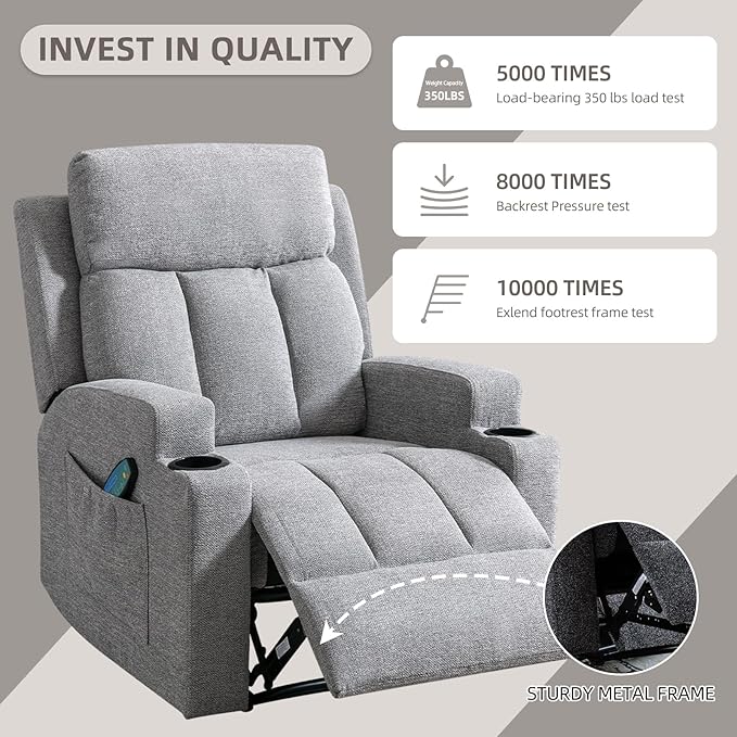 Phoenix Home Manual Recliner Chair - Image 7