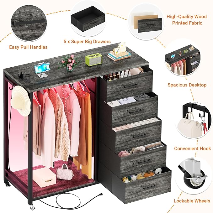 Cyclysio Dresser for Bedroom - Image 4