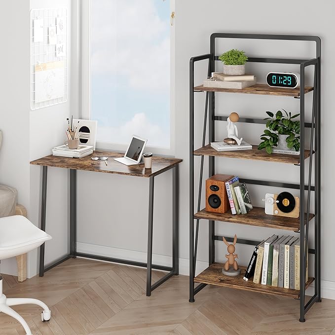 BHG No Assembly Folding Bookshelf - Image 4