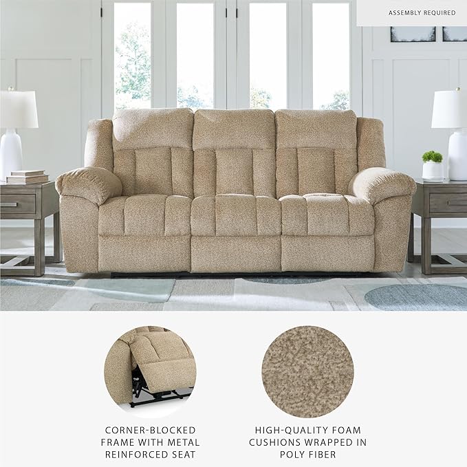 Signature Design by Ashley Tip-Off Classic Wall Hugger Power Reclining Sofa - Image 4