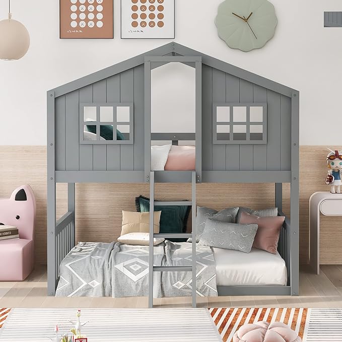 Ball & Cast Twin Over Twin Size House Bunk - Image 3