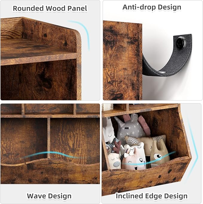 IDEALHOUSE Toy Bookshelf and Bookcase, - Image 4