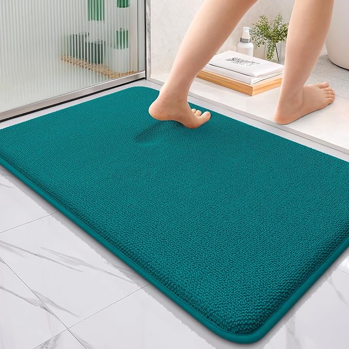 OLANLY Thick Memory Foam Bath Mat Rug 36x24, Extra Soft Absorbent Bathroom Rug by OLANLY