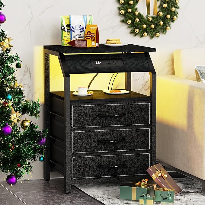 End Tables Set of 2, Nightstands - Image 4