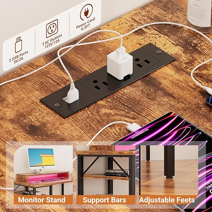 Unikito L Shaped Computer Desk - Image 5