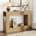 Farmhouse Console Table with Drawer, Narrow Sofa Table Behind Couch by vividwood