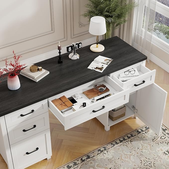 Farmhouse 61'' Executive Desk - Image 3