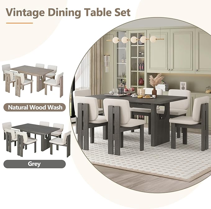 Ball & Cast 7-Piece Dining Table Set - Image 6