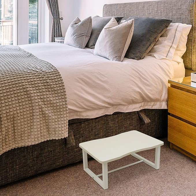 Wooden Step Stool with 500 Pounds, Wide Bed Step Stool - Image 4