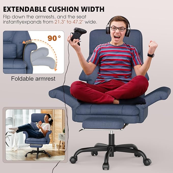 ELABEST C39 Cross Legged Office Chair - Image 4