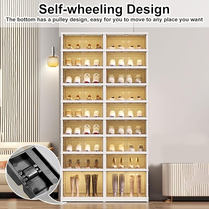 ELPHECO 9 Tier 36 Pairs Large Shoe Rack Organizer - Image 4