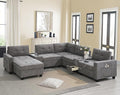 Merax 6 Seater Chenille Sectional Couches by Merax