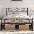 Yaheetech Metal Queen Platform Bed Frames Mattress Foundation by Yaheetech