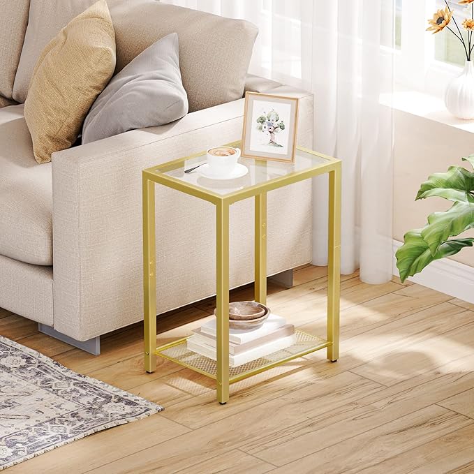 HOOBRO Side Table, 2-Tier End Table, Nightstand - Image 2