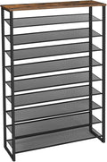 HOOBRO 10-Tier Shoe Rack, 39.4" L Shoe Storage Organizer, Large Capacity Shoe by HOOBRO