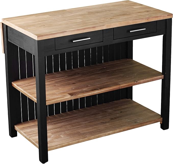 SEI Furniture Berinsly Expandable Freestanding Kitchen Island by SEIFurniture
