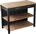 SEI Furniture Berinsly Expandable Freestanding Kitchen Island by SEIFurniture
