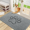 OLANLY Door Mat for Muddy Dog Paws 48x30, Ultra Absorbent Chenille Mud Doormat by OLANLY