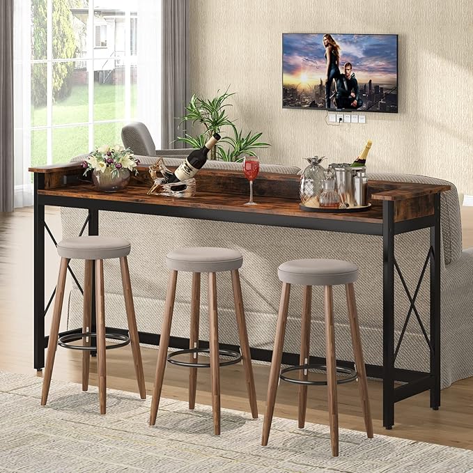 LITTLE TREE 70.9 inch Long Sofa Console Table - Image 2