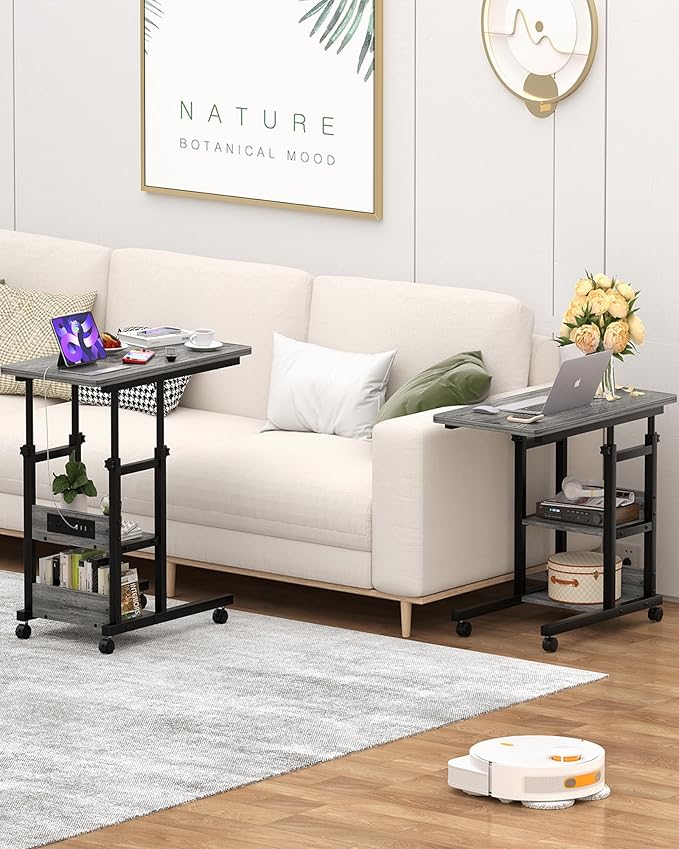C Shaped End Table Height Adjustable - Image 8