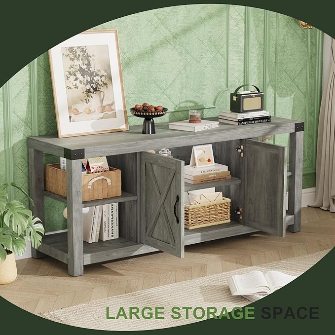 IDEALHOUSE TV Stand for 65 Inch TV, 60 Inch Entertainment Center - Image 3