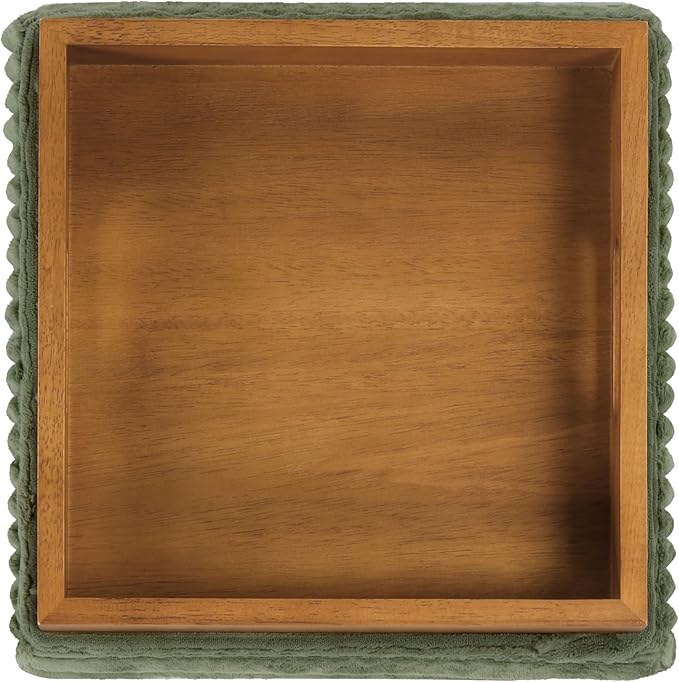 Furniture of America Lennox Modern Chenille 17-inch Square Storage Ottoman - Image 14