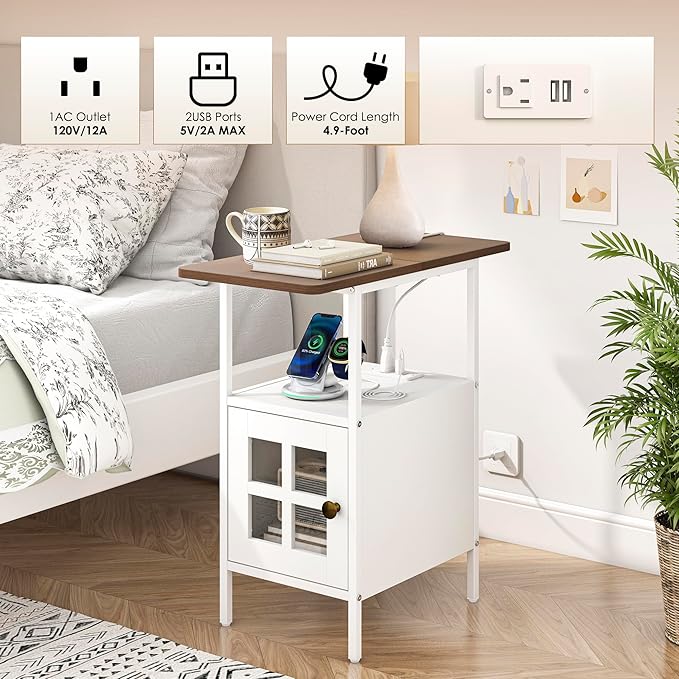 Farmhouse Narrow Side Table - Image 5