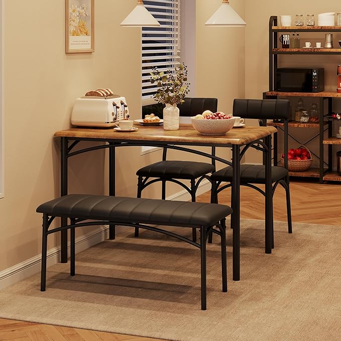 Garvee Dining Table Set for 4, Kitchen Table - Image 4