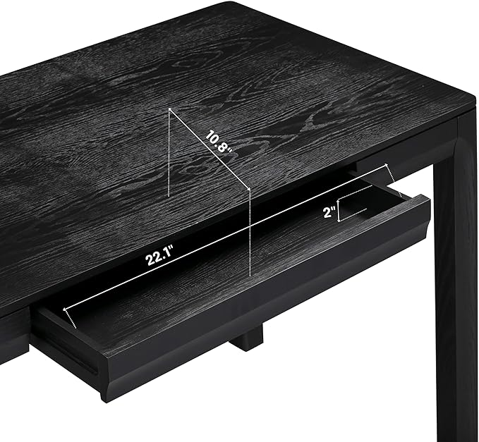 NTC Flow Modern Wooden Rectangle Desk Table - Image 6