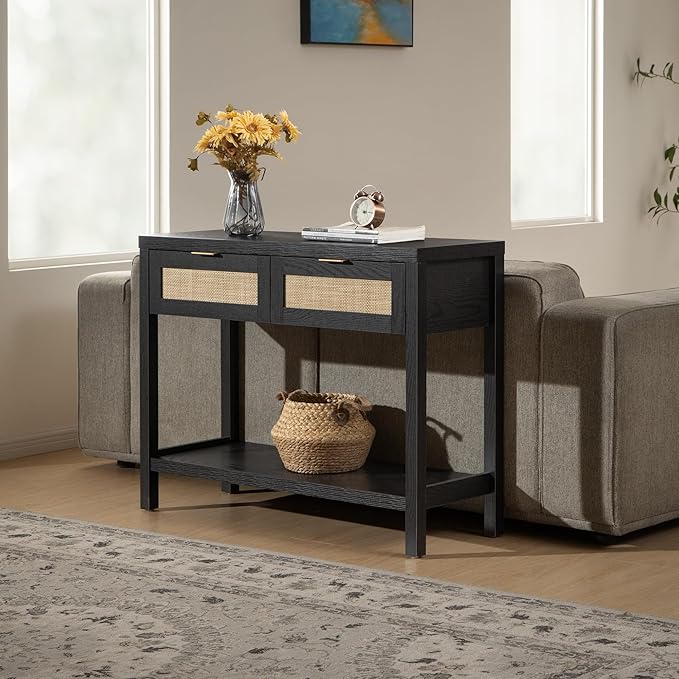 SICOTAS Black Console Table - Image 8