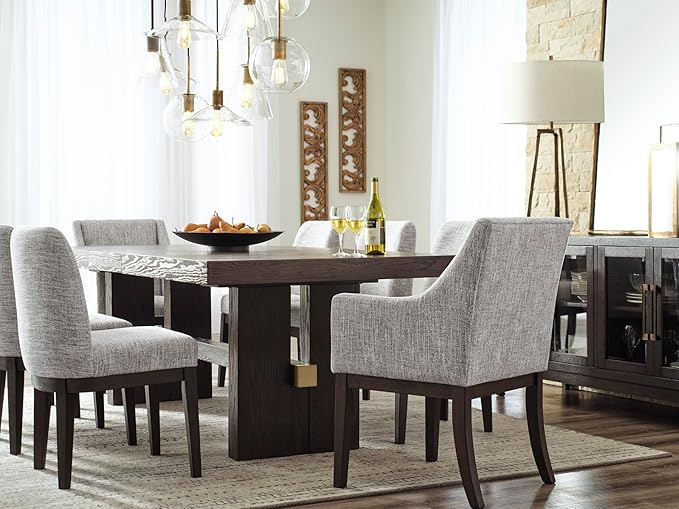 Signature Design by Ashley Burkhaus Traditional Upholstered Dining Chair - Image 15