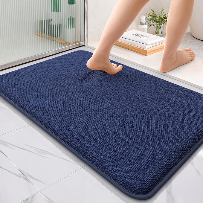 OLANLY Thick Memory Foam Bath Mat Rug 36x24, Extra Soft Absorbent Bathroom Rug by OLANLY