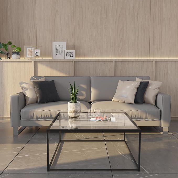 Glass Coffee Table Modern Center Table, Minimalist Coffee Table Sofa Side Tea - Image 9