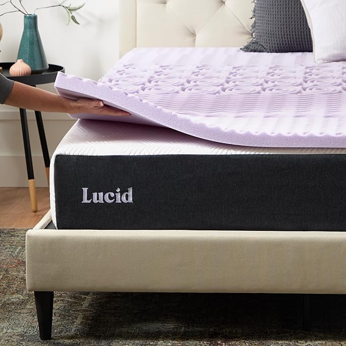 Lucid Lavender-Infused Mattress Topper - Image 6
