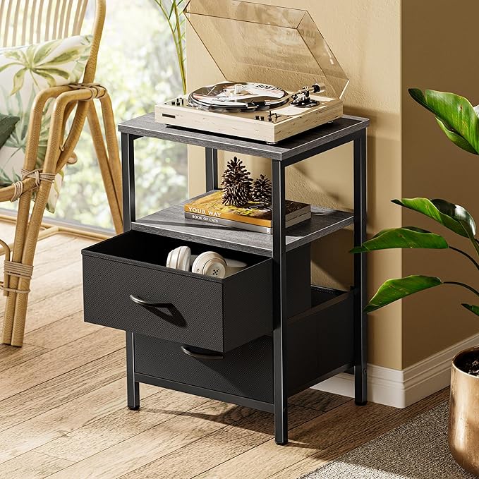 Huuger Night Stand Set of 2, Nightstand - Image 2