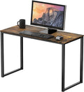 SHW Mission 32-Inch Home Office Computer Desk, Rustic Brown by SHW