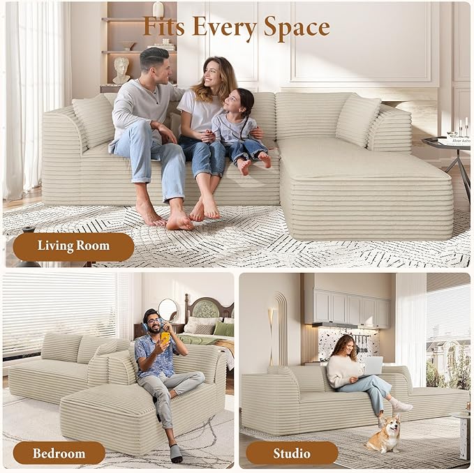 Vesgantti 106" Modular Sectional Sofa - Image 7
