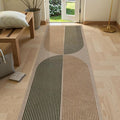 Lahome Modern Rainbow Easy Jute Rug, 2x8 Hallway Runner Washable Rugs by Lahome