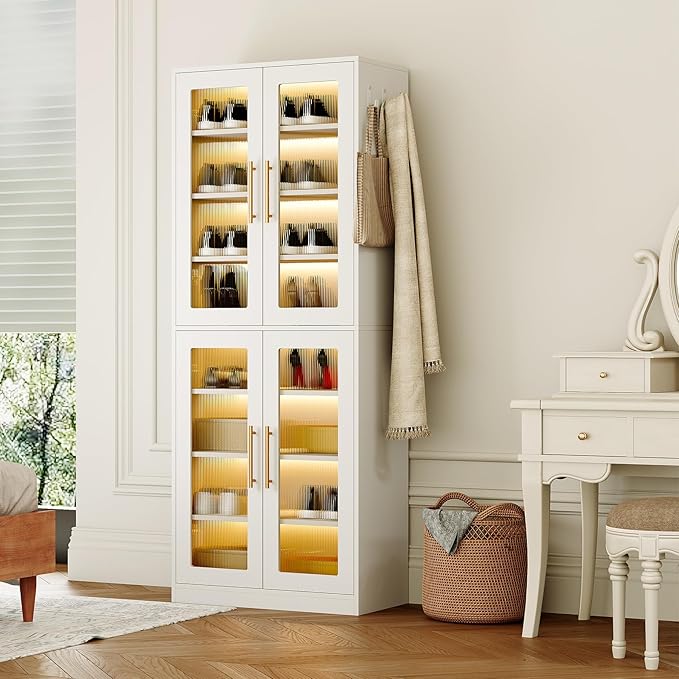LITTLE TREE Stylish 8-Tier Vertical Shoe Rack - Image 4