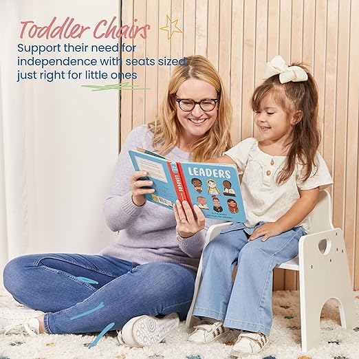 ECR4Kids Stackable Wooden Toddler Chair, Kids Furniture - Image 4