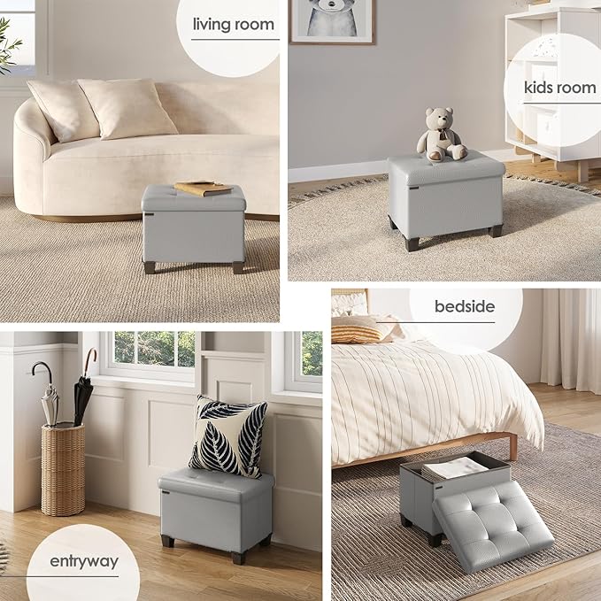STORAGEBUD Storage Ottoman Cube - Image 4