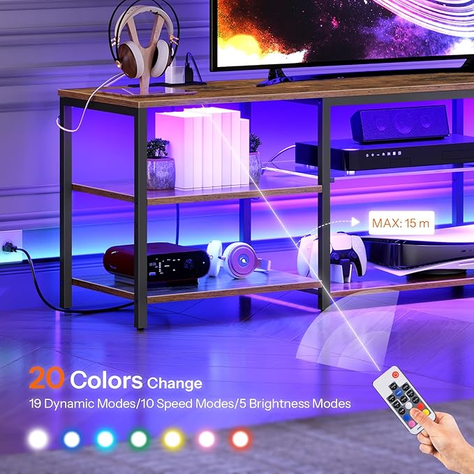 HOOBRO LED TV Stand for 75 Inch TVs - Image 8