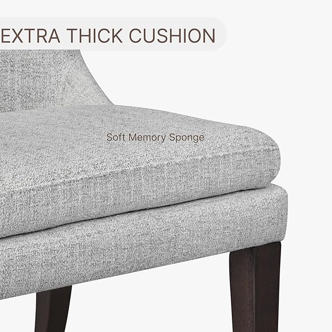 Upholstered Dining Chairs Modern Sidechair Performance Fabric High Back - Image 4