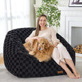 Bean Bag Chairs for Adults, Giant Beanbag Sofa Comfy Reading Chair, Oversized by Unknown